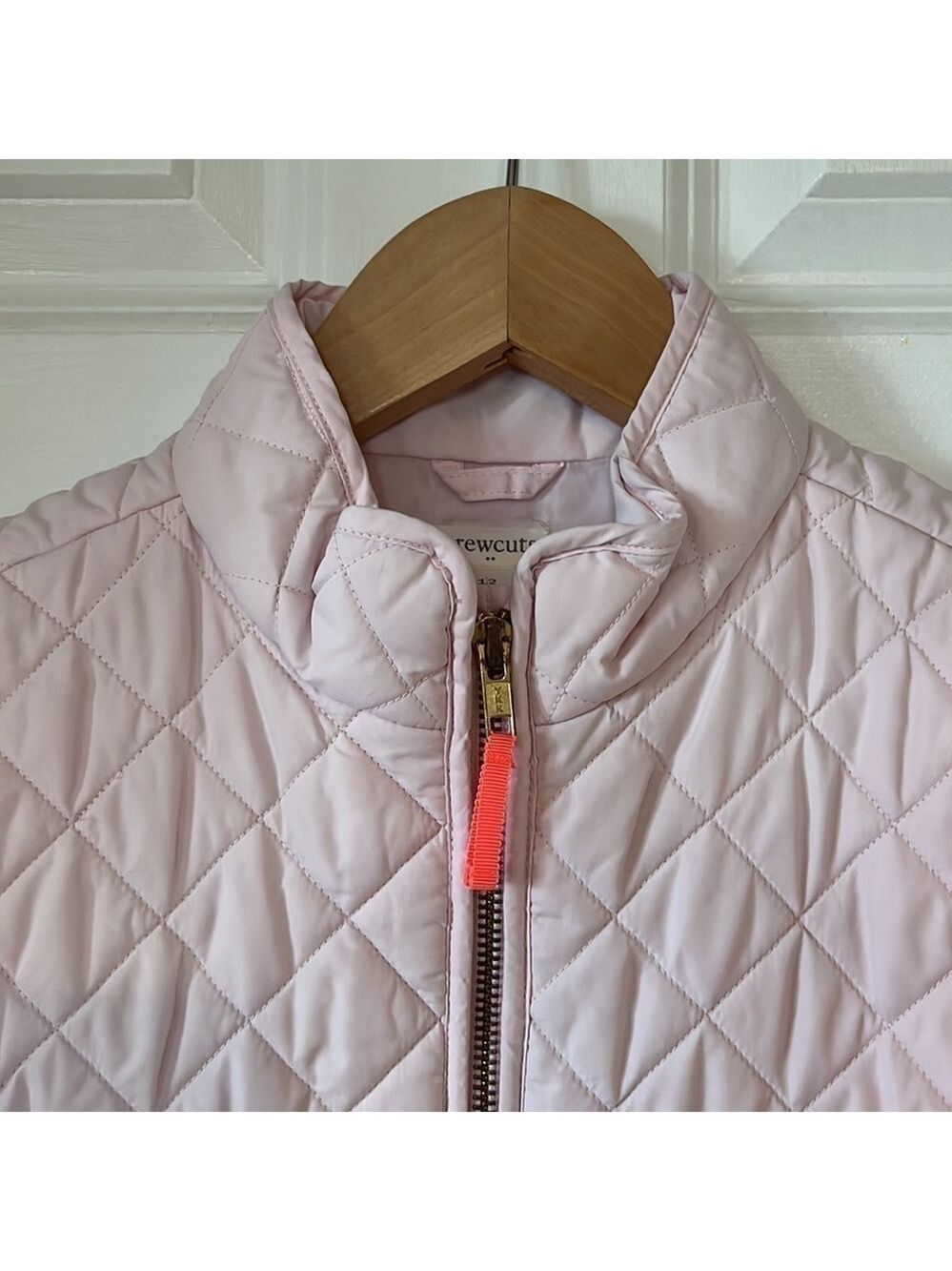 CREWCUTS Girls Light Pink Quilted Vest 12 - Picture 4 of 9